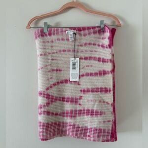 NWT - Unsubscribed Cashmere Wide Rib Scarf